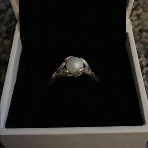 Pearl Pandora Ring, size 7